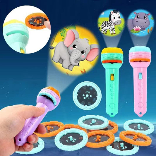 Slide Flashlight Torch Education Learning Kids