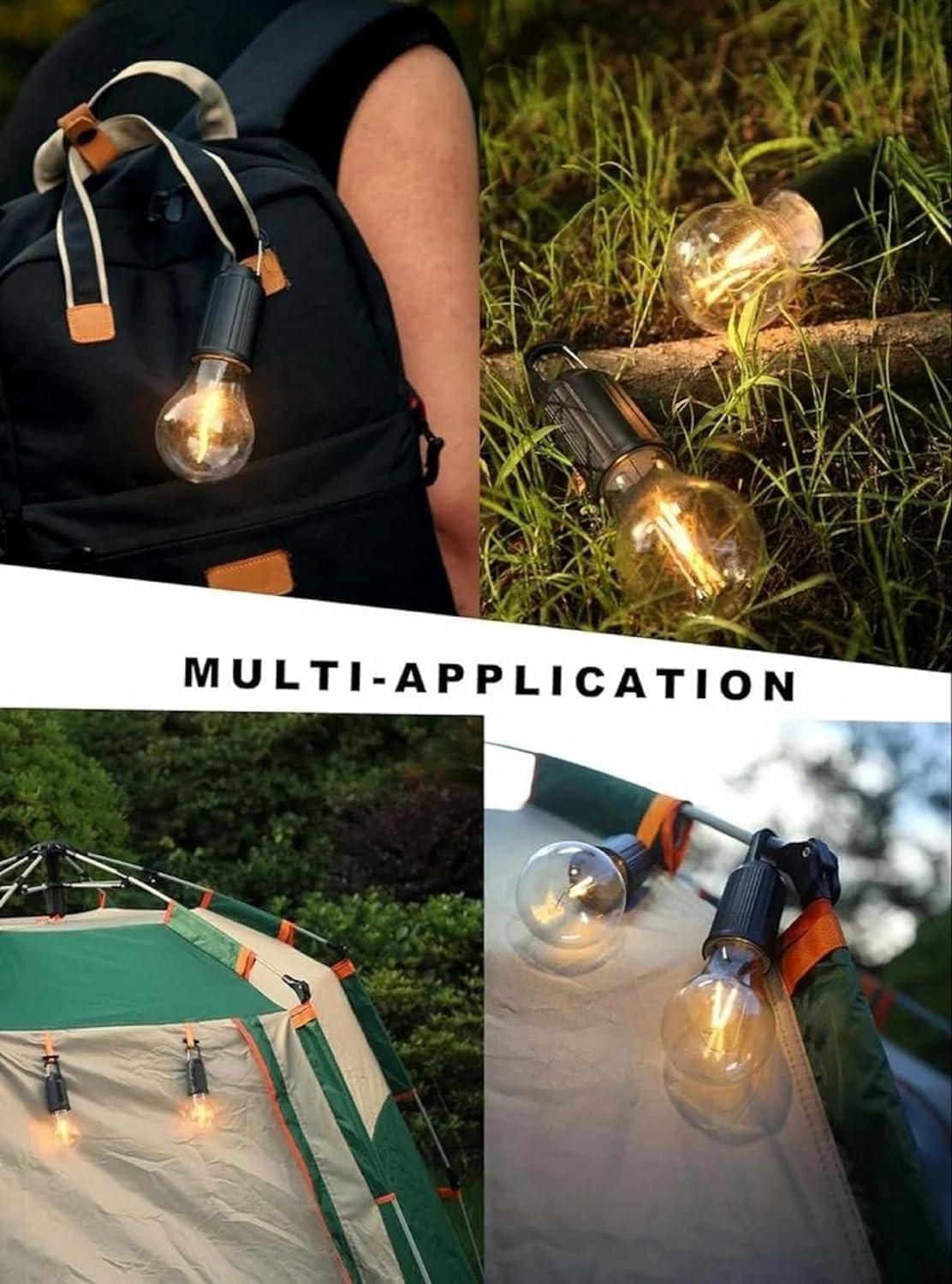 2-Pack Ambient Camping Lights: Illuminate Your Tent in Style (3 Modes)