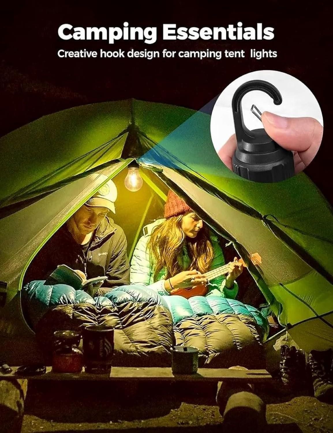 2-Pack Ambient Camping Lights: Illuminate Your Tent in Style (3 Modes)