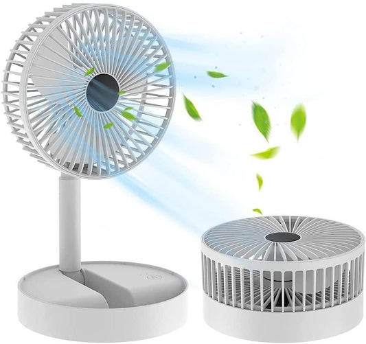 Rechargeable High Speed Table Desk Fan (Powerful Motor)